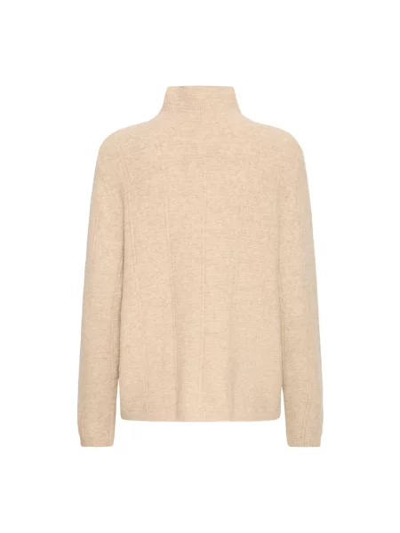 Dzianinowy sweter Ichi beżowy