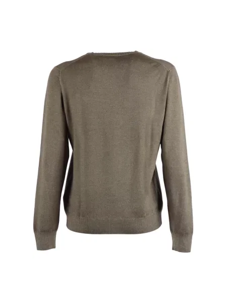 Sweter Fay wełniany zielony