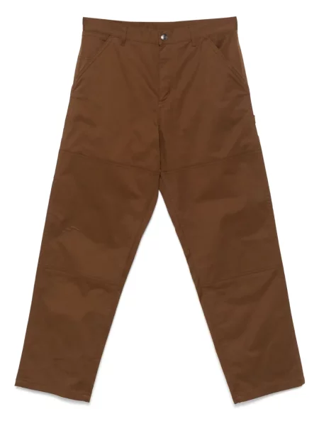 Pantaloni Moncler stretch maro