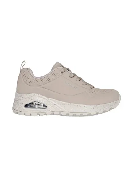 Bodkované tenisky Skechers béžová