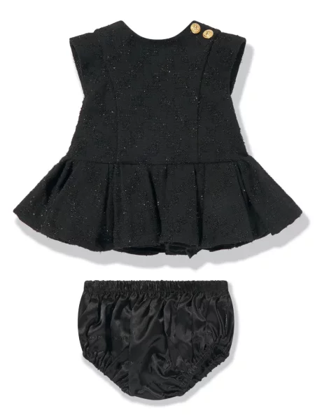 Dětské šaty Balmain černé