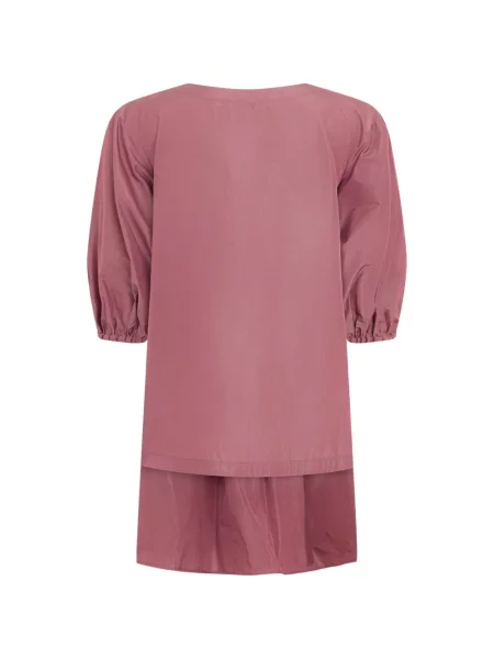 Rochie mini Alberta Ferretti cu funde roz