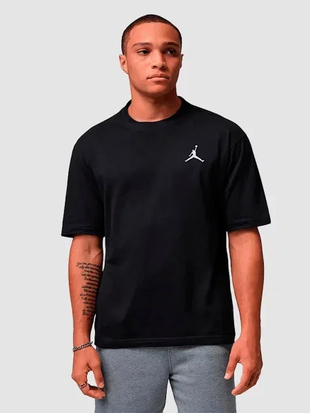 Футболка Jordan J Jumpman Emb Ss Crew чорний