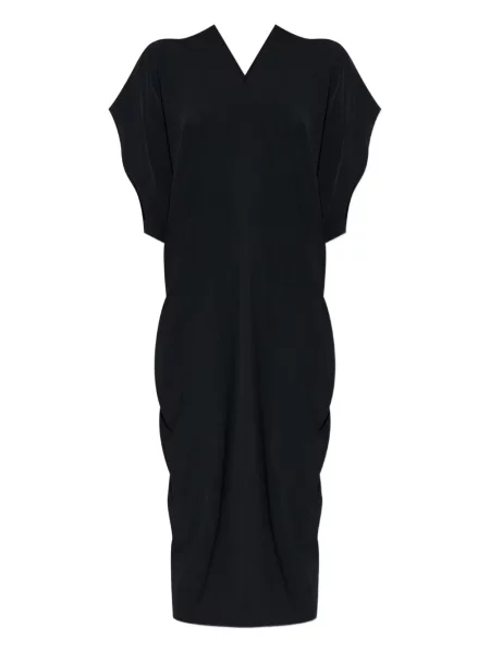 Sukienka Mm6 Maison Margiela drapowana czarna