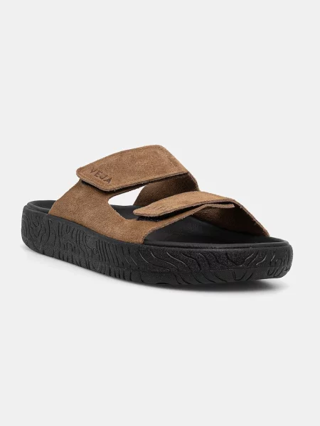 Veja papuci din piele ETNA SUEDE maro