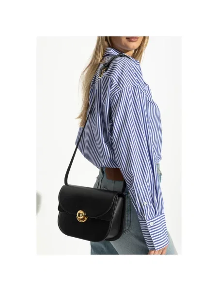 Body Furla skórzany czarny