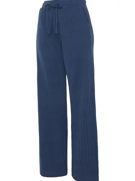 LASCANA Pantaloni de pijama bleumarin