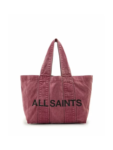 AllSaints Pisemska torbica usnjena IZZY roza