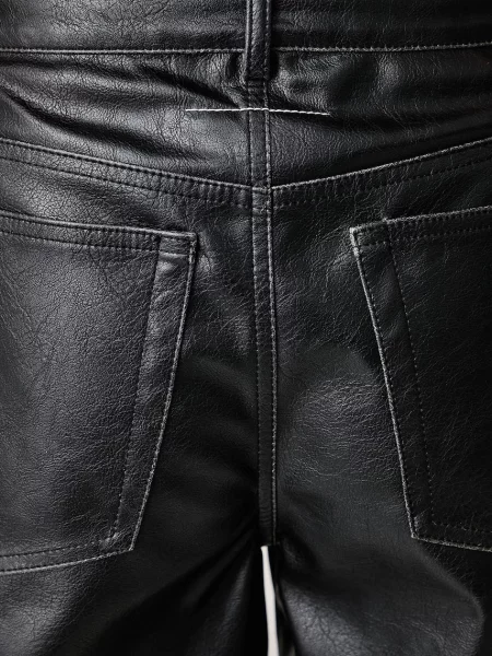 Кожаные бермуды Mm6 Maison Margiela