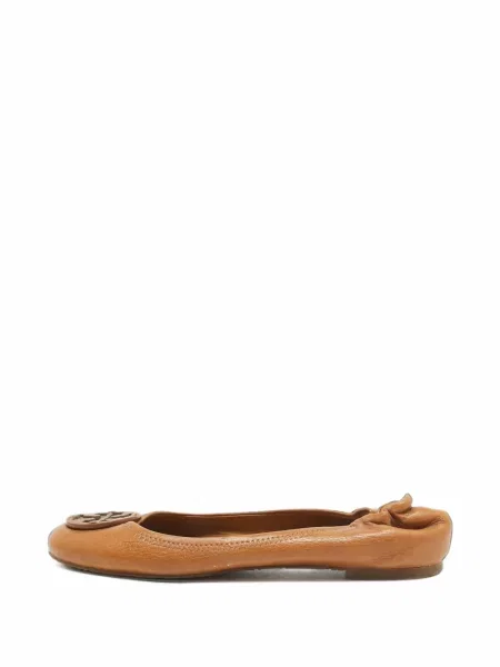 Balerini Tory Burch din piele maro