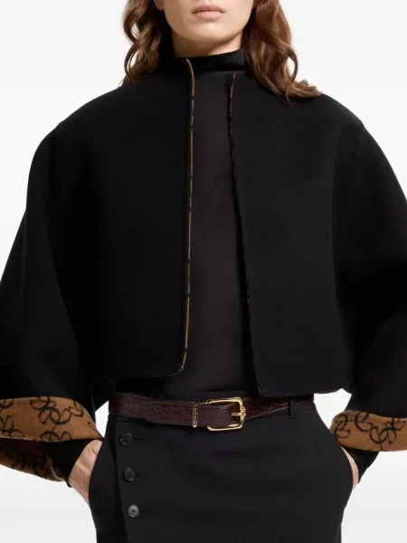 Reversibil geacă Elie Saab negru