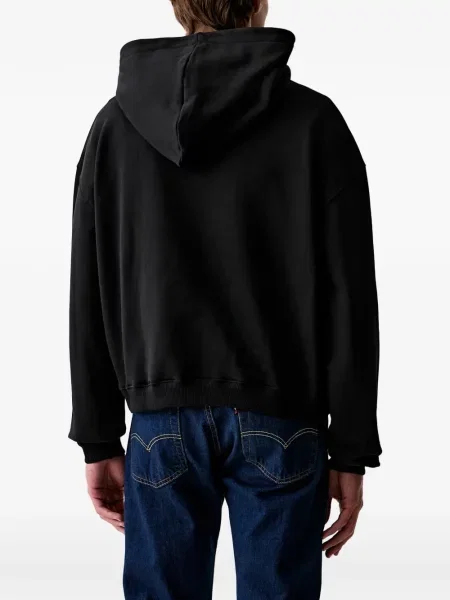 Суичър с качулка Karl Lagerfeld Jeans с принт черно