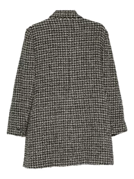 Tvídový kabát Christian Dior Pre-owned černý