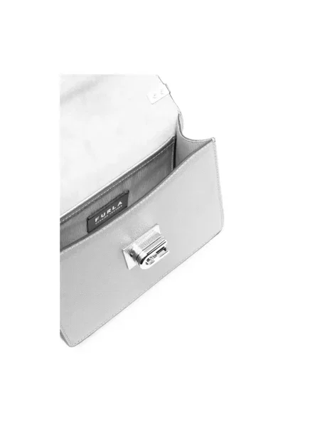 Furla torebka crossbody skórzana Mini Crossbody 20 szara