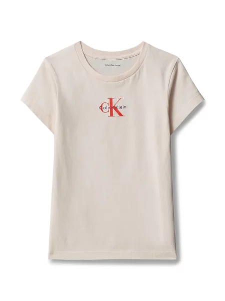 Calvin Klein Jeans tričko detské oranžová