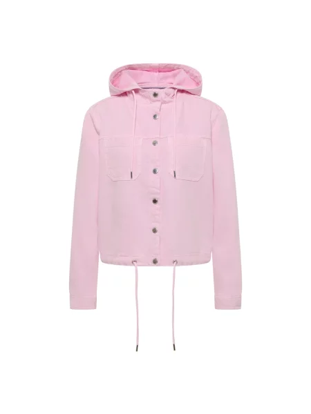 Kurtka jeansowa Cecil różowa