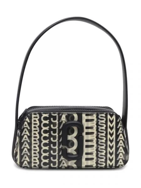 Marc Jacobs Geantă pe umăr MONOGRAM LENTICULAR SNAPSHOT negru