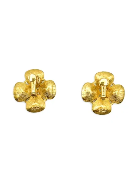 Cercei Jennifer Gibson Jewellery de cristal auriu