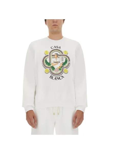 Bluza Casablanca z logo biała
