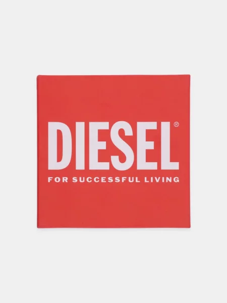 Kožený pásek Diesel OVAL D LOGO pánský černá