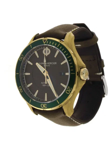 Zegarek Baume Et Mercier brązowy