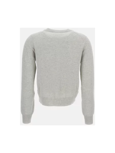 Kardigan Maison Kitsune wełniany szary