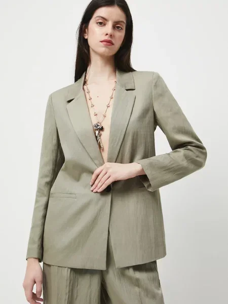 Піджак Medicine однобортний однотонний зелений