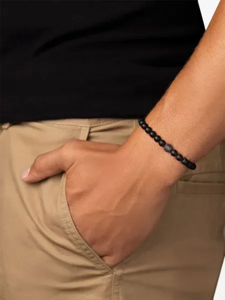 Apyranke Nialaya Jewelry karoliukai juoda