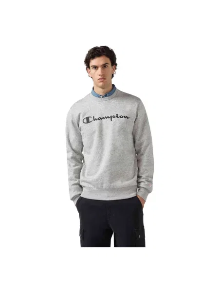 Bluza nierozpinana Champion z logo szara