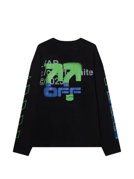 Lung tricou L/ab C/o Off-white alb