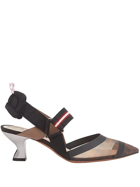 Pantofi cu toc Fendi slingback