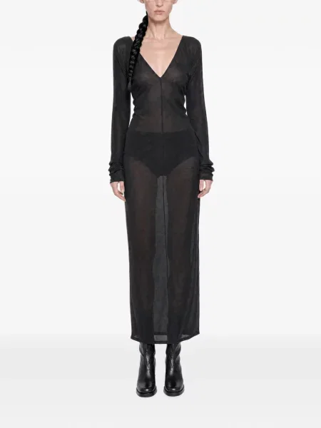 Rochie Our Legacy cu decolteu în V negru