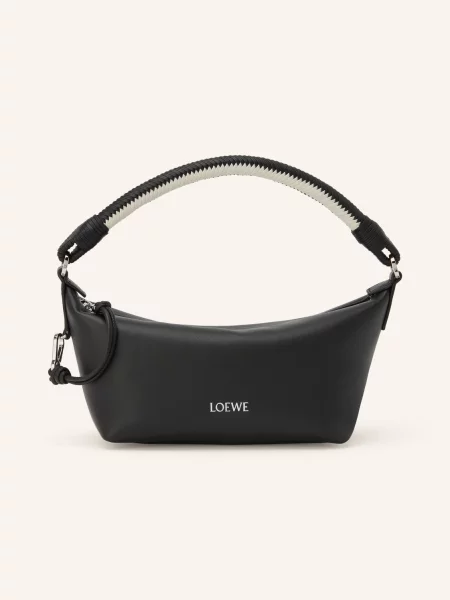 Loewe Torebka Na Ramię Cala Mini schwarz biała
