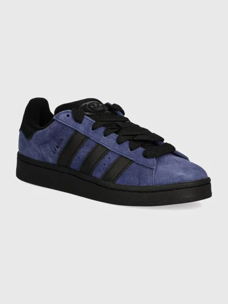 Adidas Originals sneakers din piele intoarsă Campus marin albastru