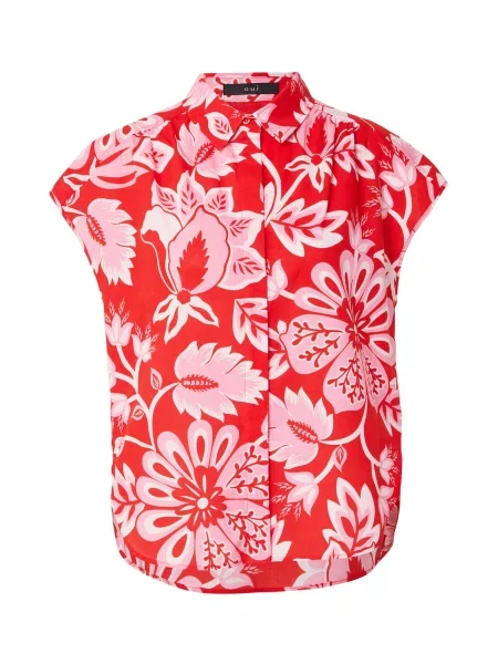 OUI Bluză roz deschis / roșu alb