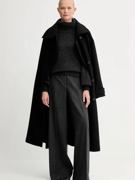 Вовняний светр Sessun гольф сірий