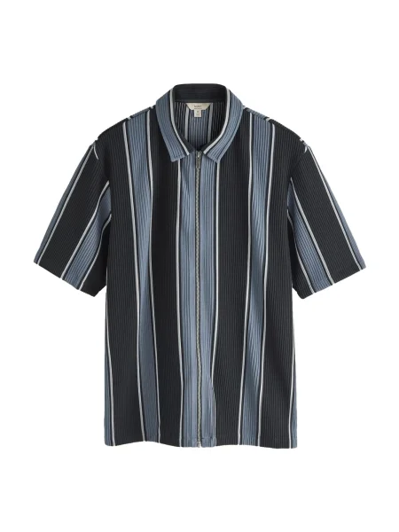 Next Cămașă opal / negru alb