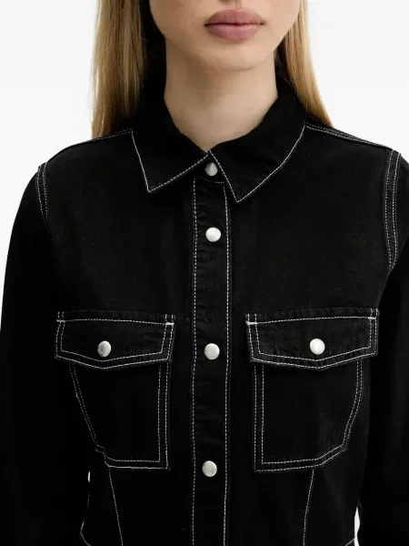 Костюм дънкова рокля Karl Lagerfeld Jeans черно