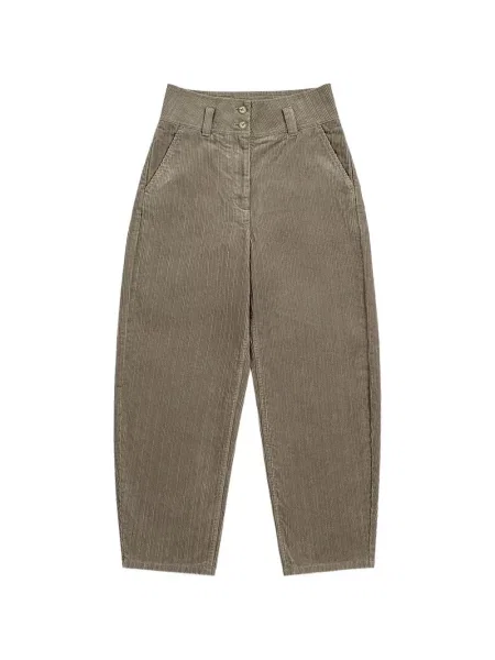 Pantaloni Future Classics de catifea cord verde