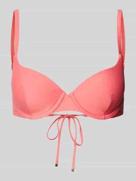 Top bikini z wyprofilowanymi miseczkami model ‘CI BRA’ różowy