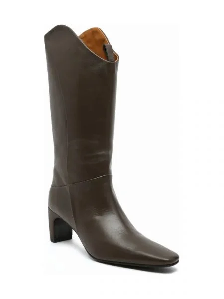 Beatrice B De piele cizme cu maro