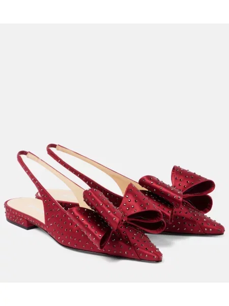 Balerini Mach & Mach slingback roșu