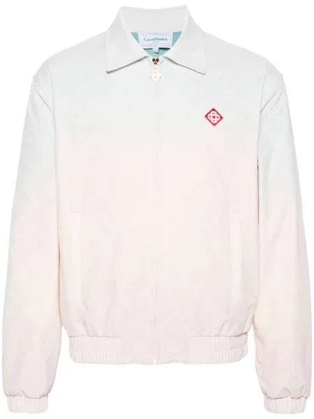 Яке Casablanca с градиентным принтом розово