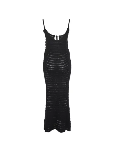 Rochie maxi 424 tricotate negru