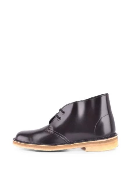 Пустинни ботуши Clarks с връзки с дантела черно