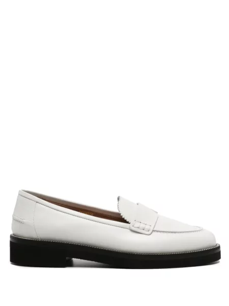 Colier Aquazzura din piele alb
