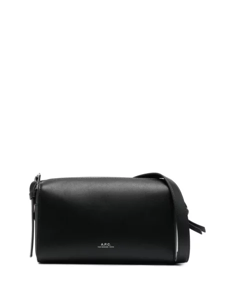 Geantă crossbody A.p.c. din piele negru