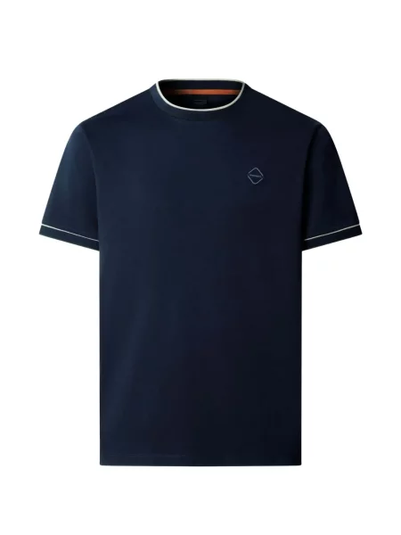 Tricou Hackett London cu autograf albastru