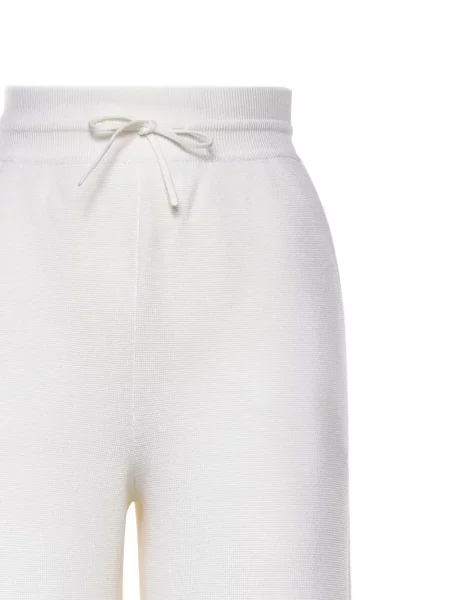 Pantaloni Loro Piana cu cordon alb