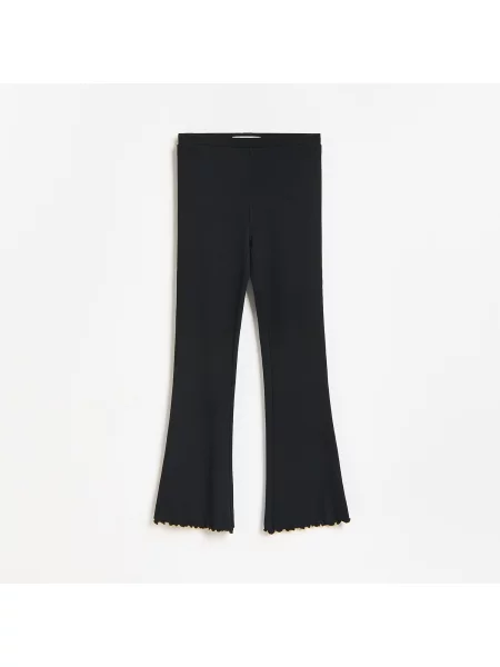 Reserved Bő szárú leggings fekete